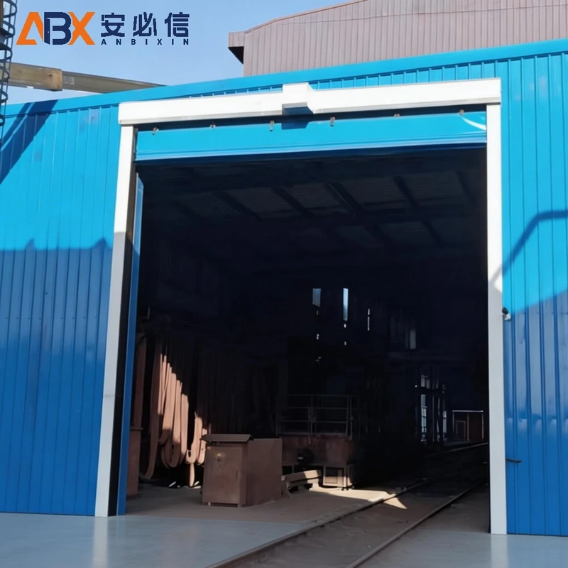 六安市软帘堆积门